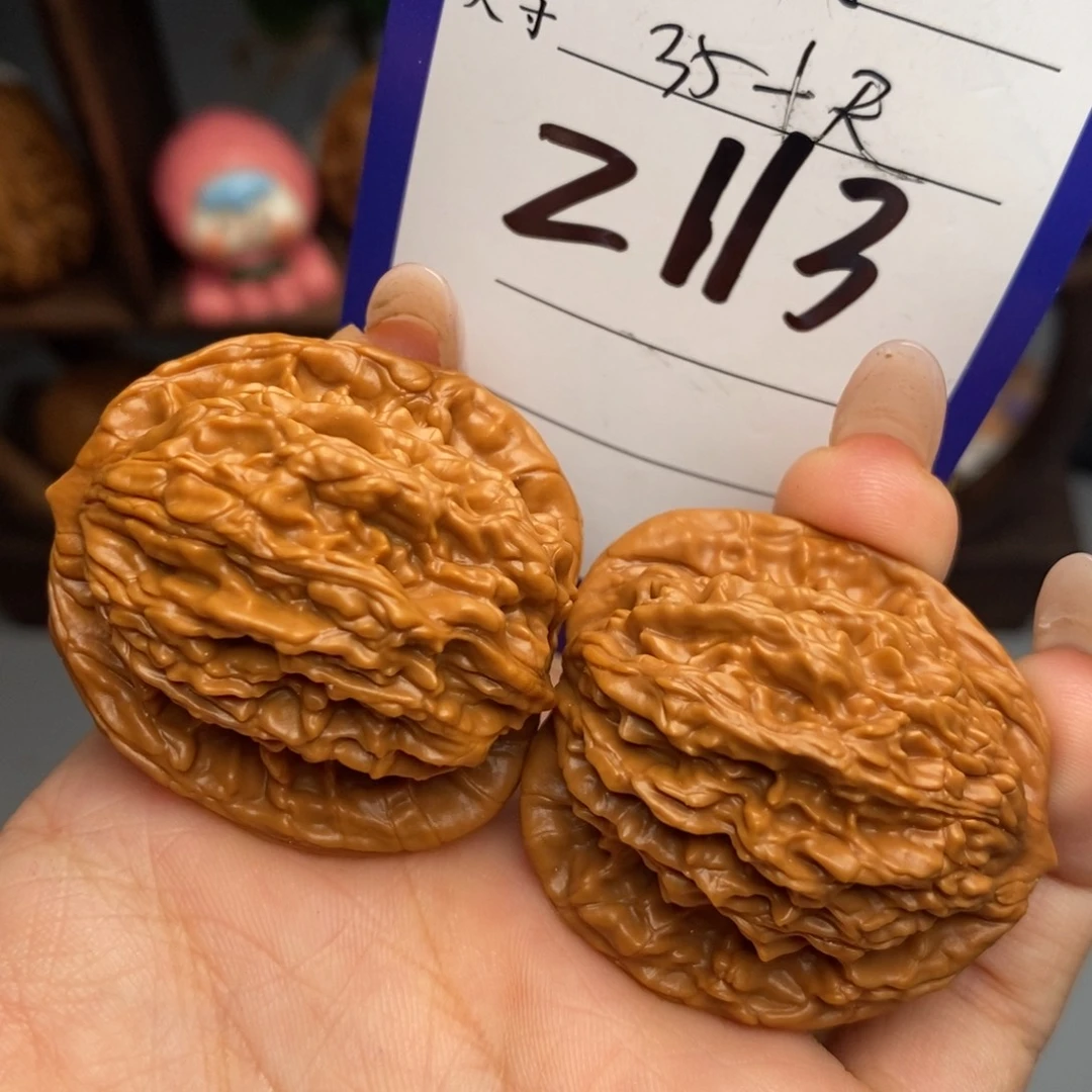 吊坠文玩核桃麦虎35