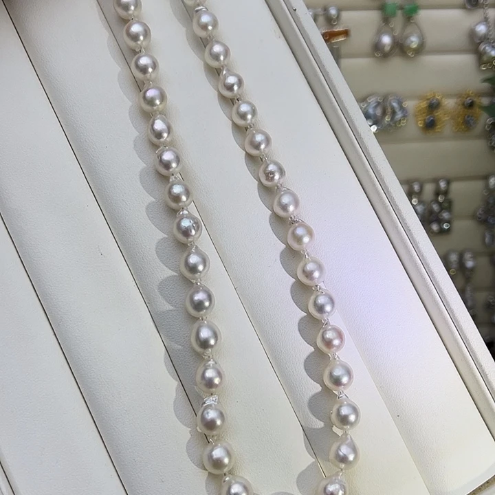 银S925镶嵌颈饰海水珍珠放漏清货福利