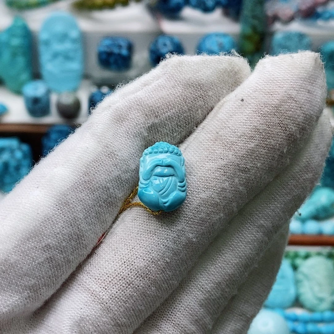 绿松石珠宝奇石未镶嵌