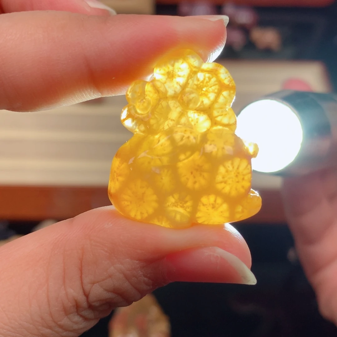 未镶嵌颈饰硅化玉