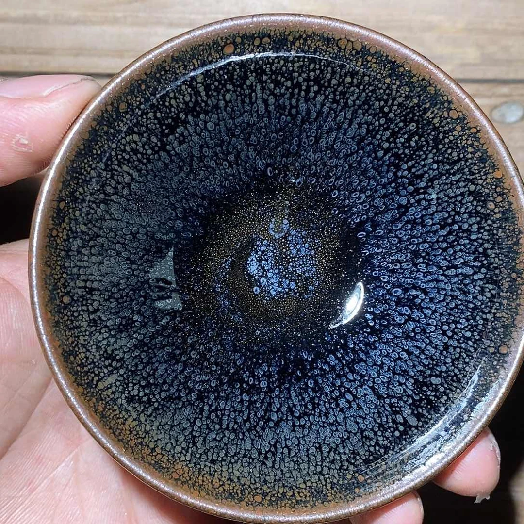 茶盏用****1柴烧作品龙窑