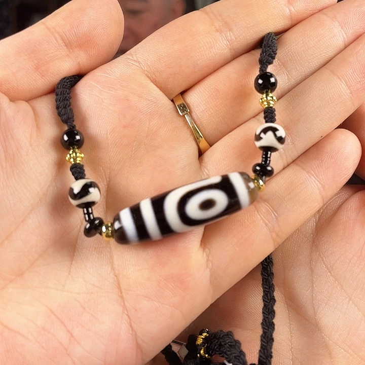 玛瑙/玉髓颈饰合金