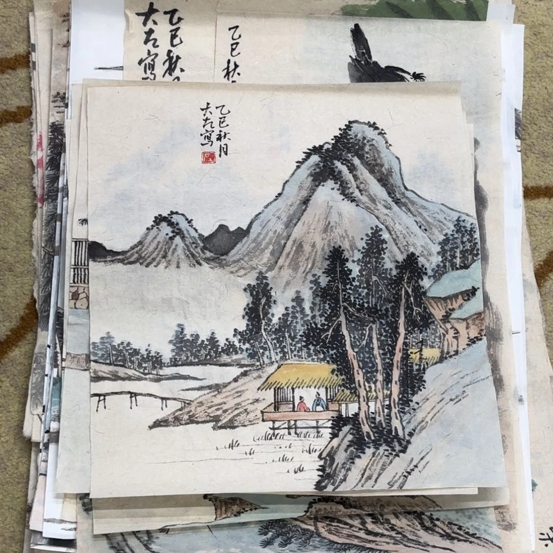 国画大左老师作品刘