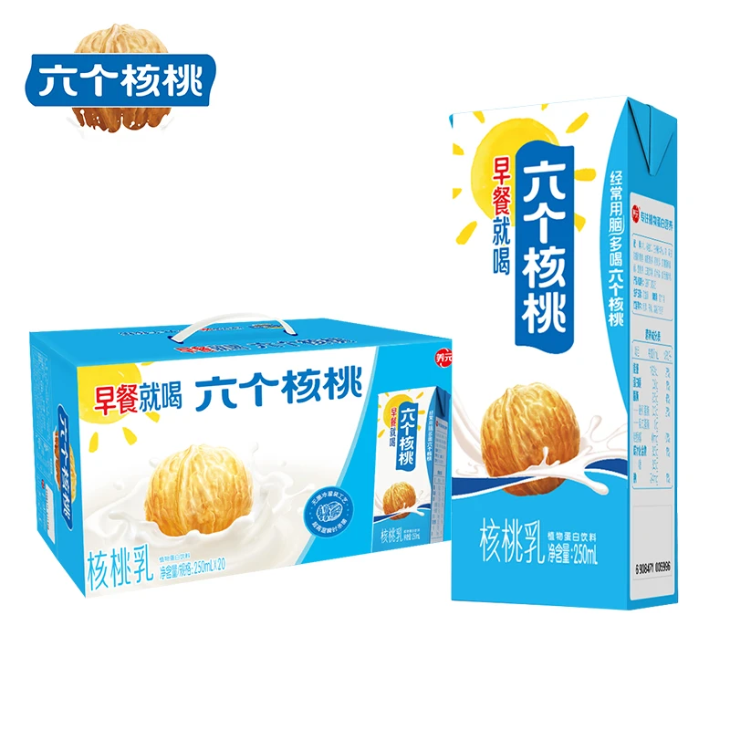 养元六个核桃学生早餐豆奶核桃乳植物蛋白乳健康营养饮料250ml
