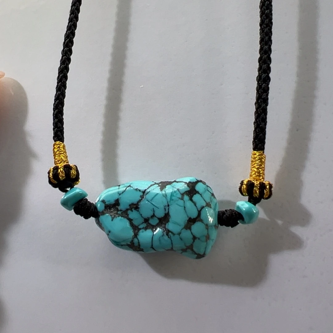 绿松石未镶嵌挂件