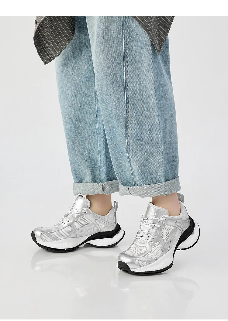 爆款运动厚底夏季透气百搭步潮鞋时尚休闲明星同款百搭鞋子休闲鞋