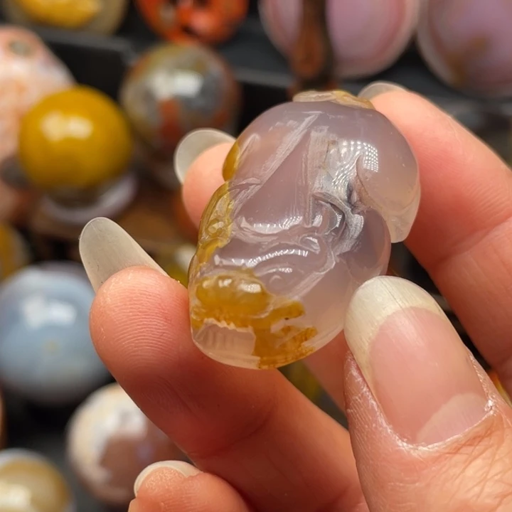 玛瑙/玉髓未镶嵌颈饰