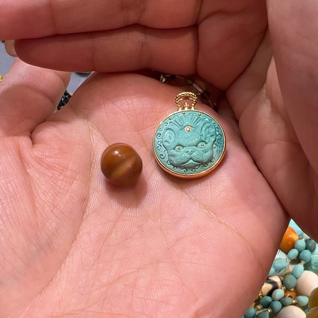 有***民猴头核桃吊坠配件