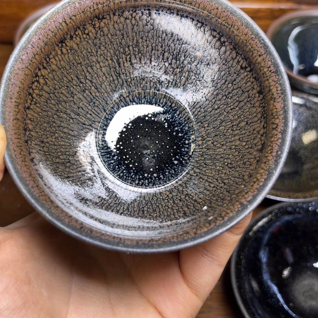 茶盏摄****n建盏柴烧柴烧