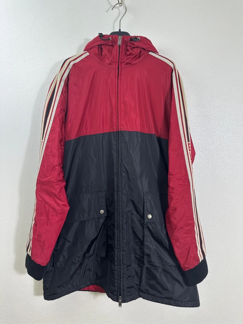 99新 GUCCI/古驰 撞色Logo印花款连帽夹克/50码/002066