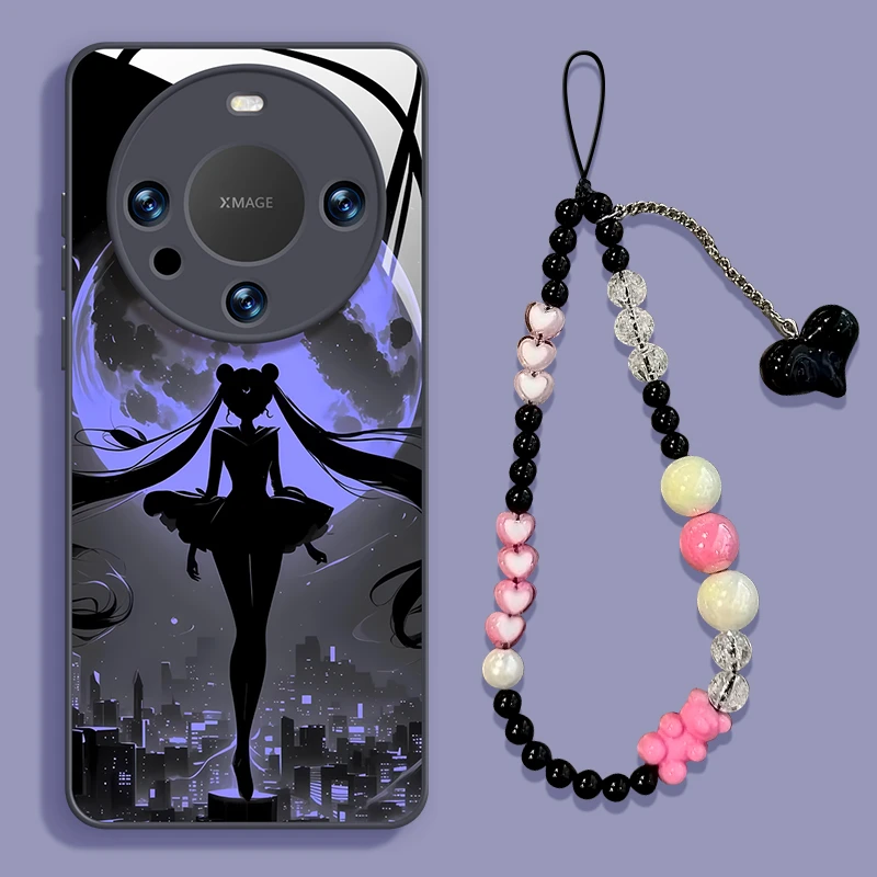 夜色城市美少女适用华为mate70pro手机壳mate60pro可爱p70pro软壳