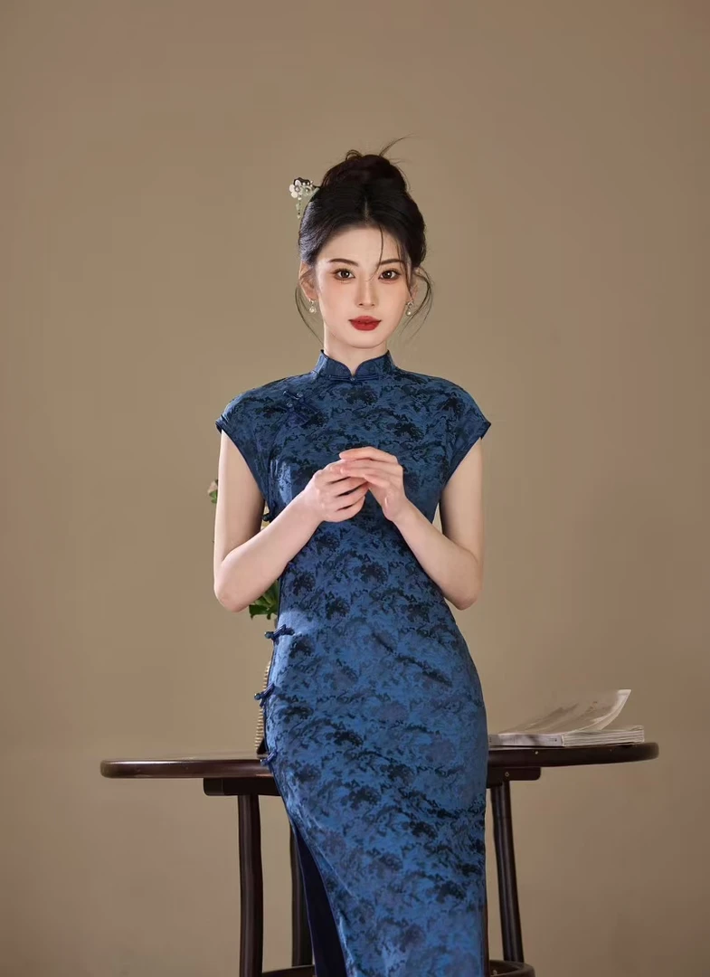 少女复古中式改良年轻新款2025民国旗袍女修身日常连衣裙气质夏季