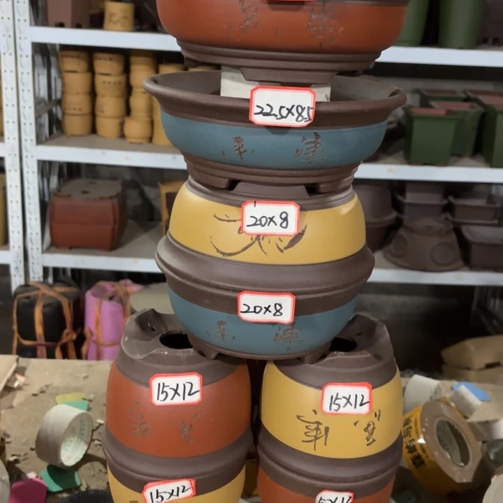 紫砂花盆            100-8