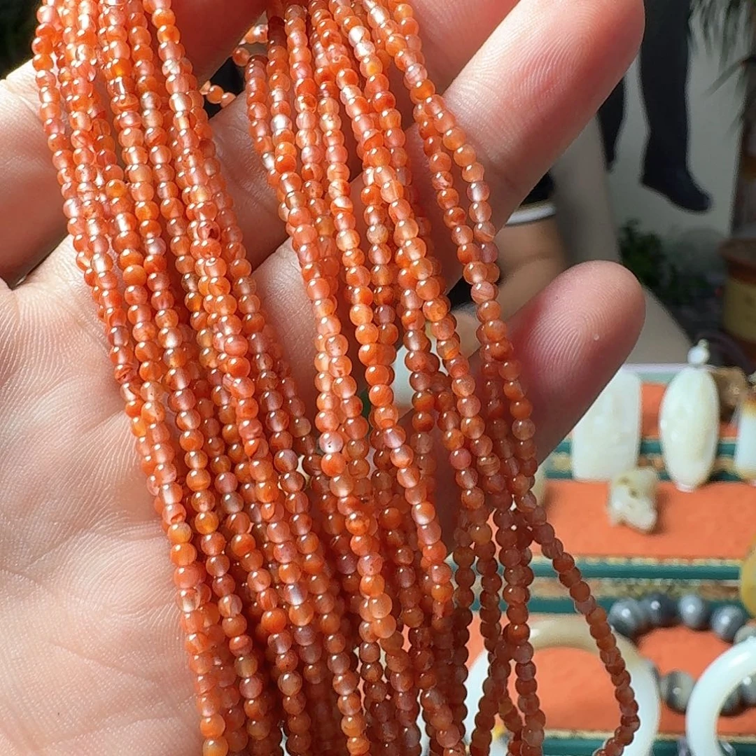南红玛瑙未镶嵌颈饰
