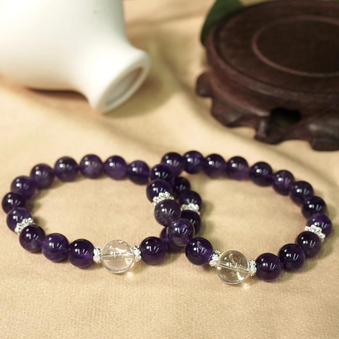 【星浩好物】紫水晶手串-QT15L438【多样性发一件】10mm