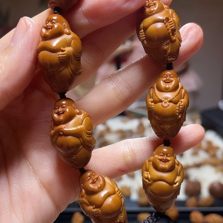 橄榄核手串/手链小金条