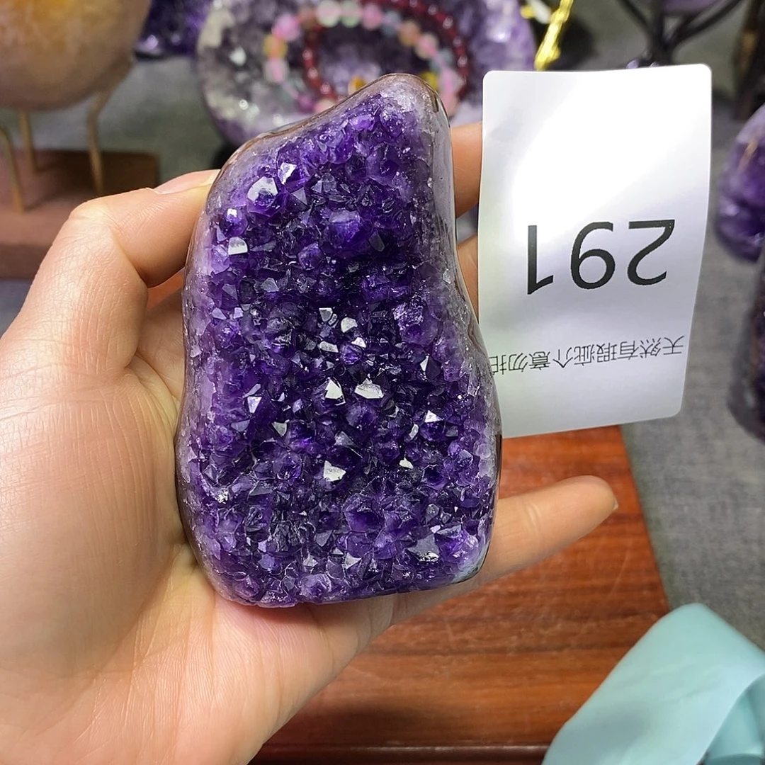 珠宝半成品未镶嵌紫晶