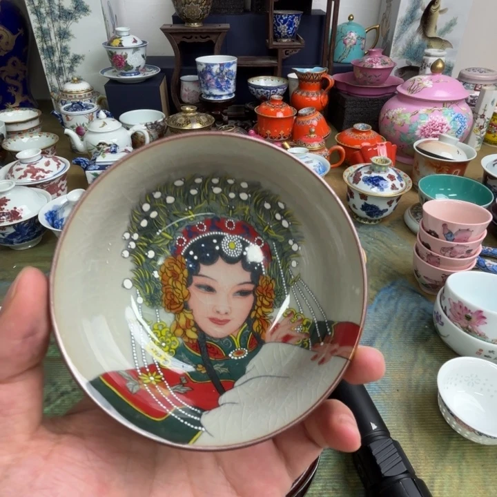 摆件景德镇瓷器老厂瓷59