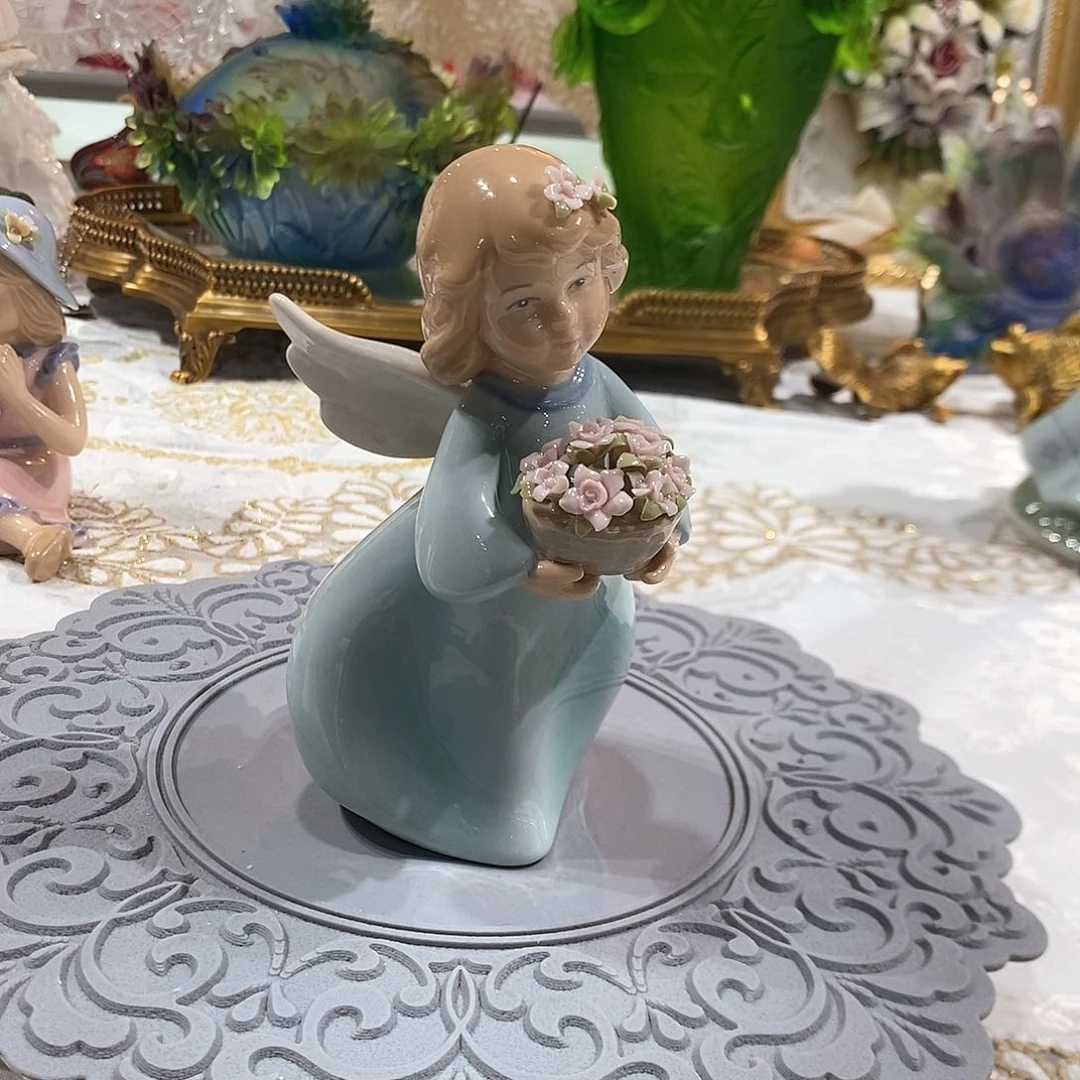 摆件0173骨瓷天使瓷偶摆件