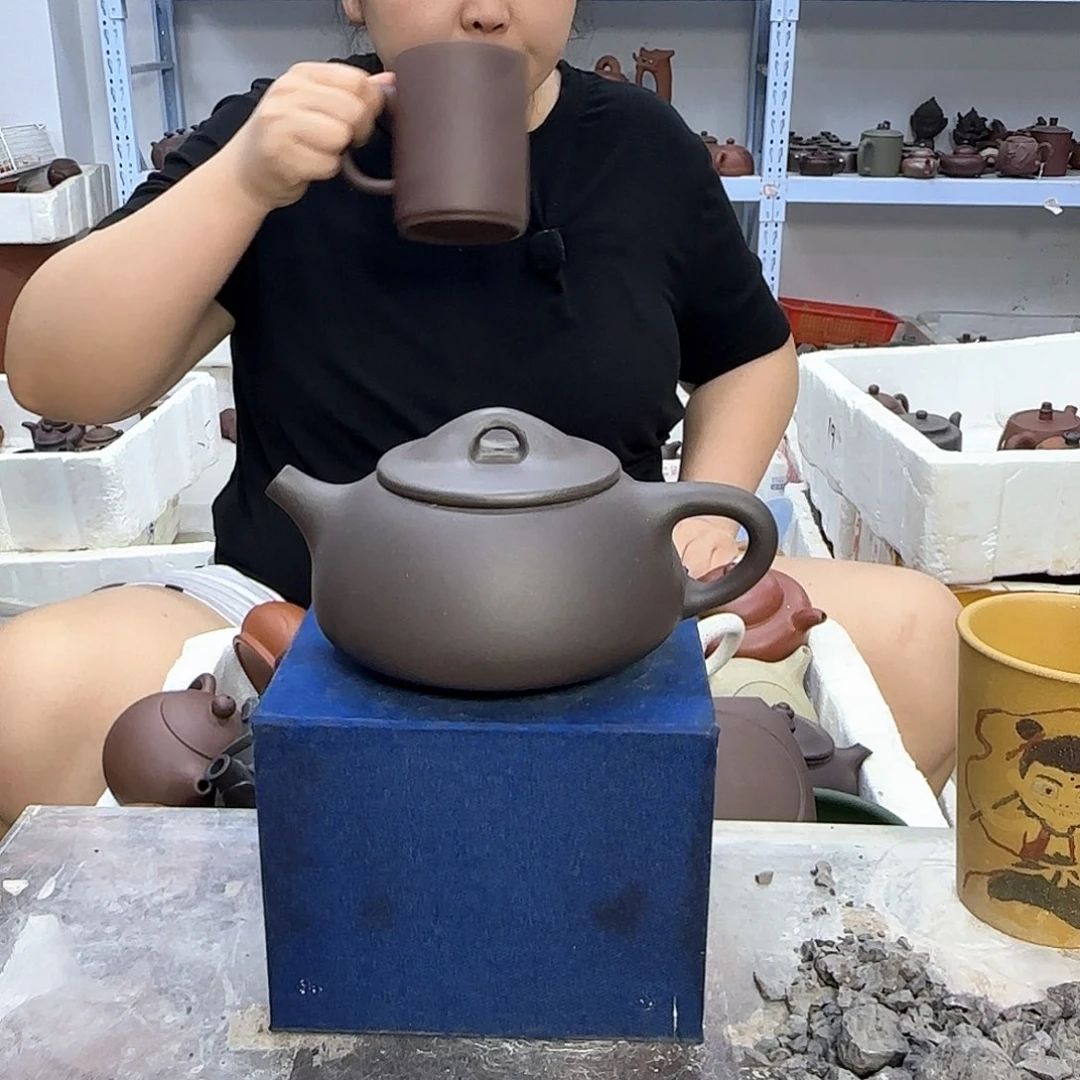 茶壶紫砂宜兴紫砂壶壶瑕疵处理
