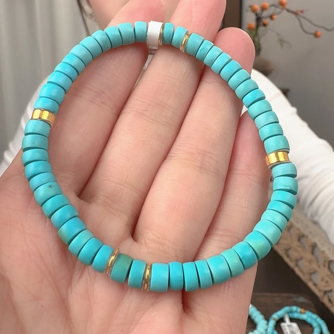 绿松石18K金镶嵌珠宝奇石