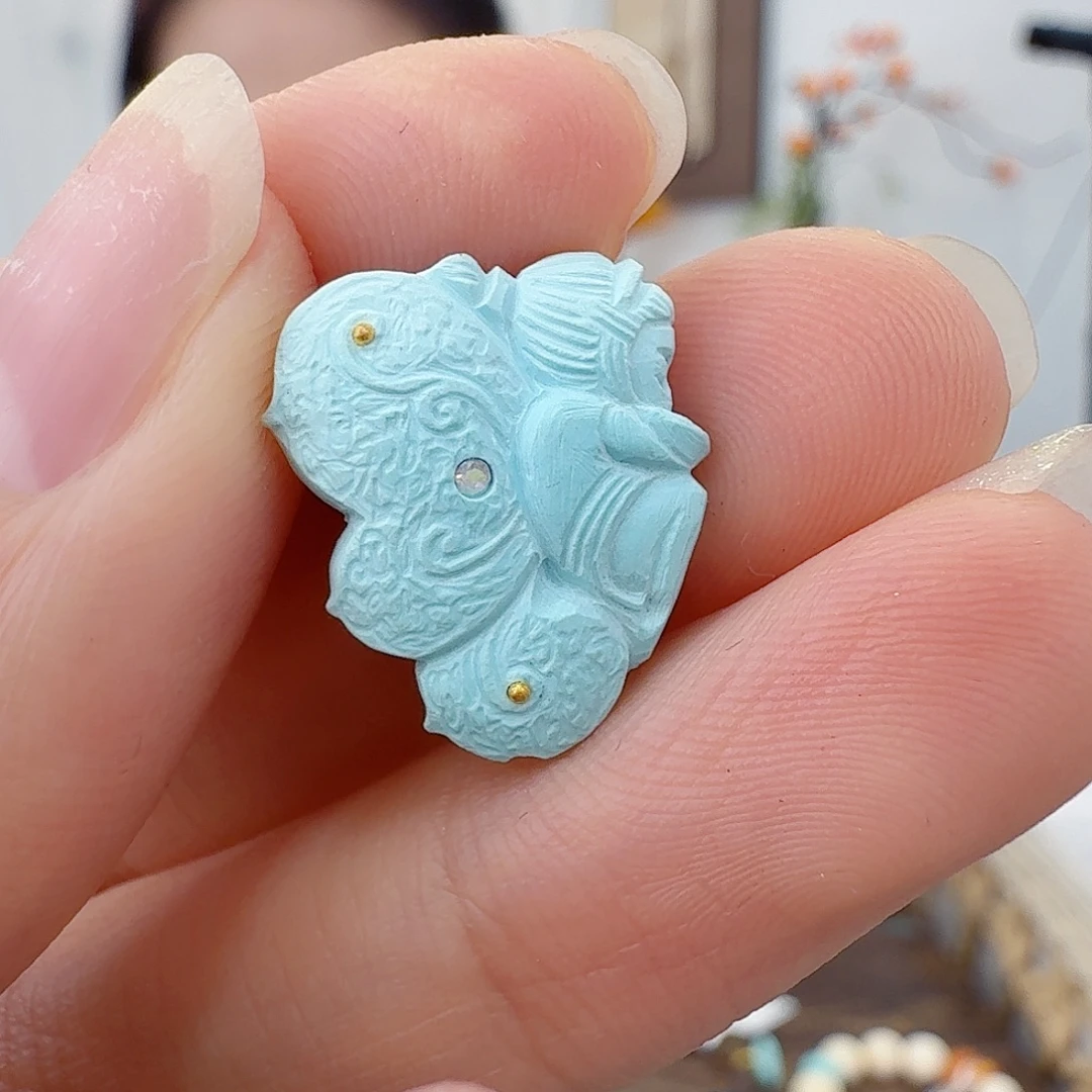 绿松石未镶嵌珠宝奇石