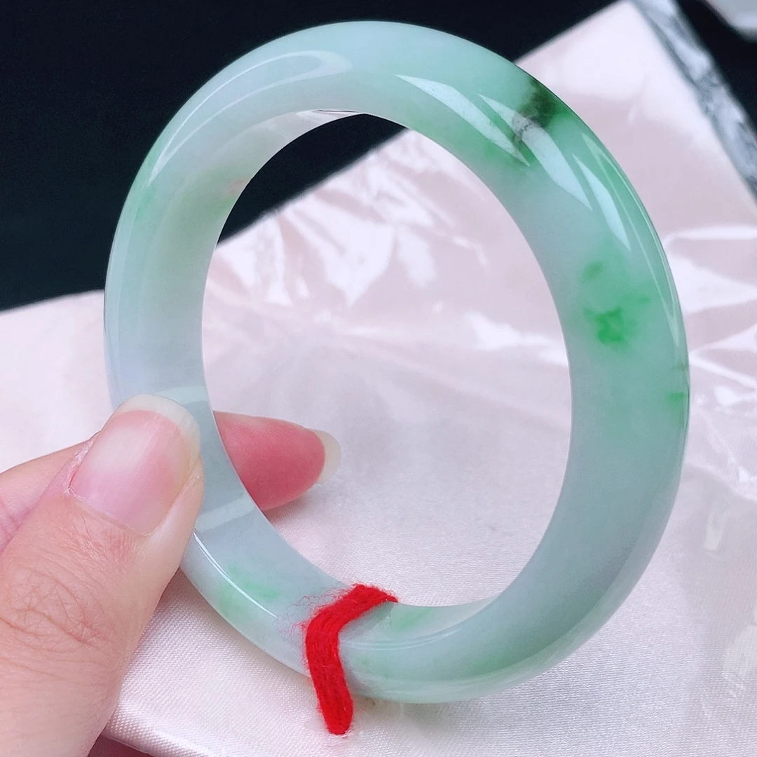 翡翠未镶嵌手镯58+圈0011