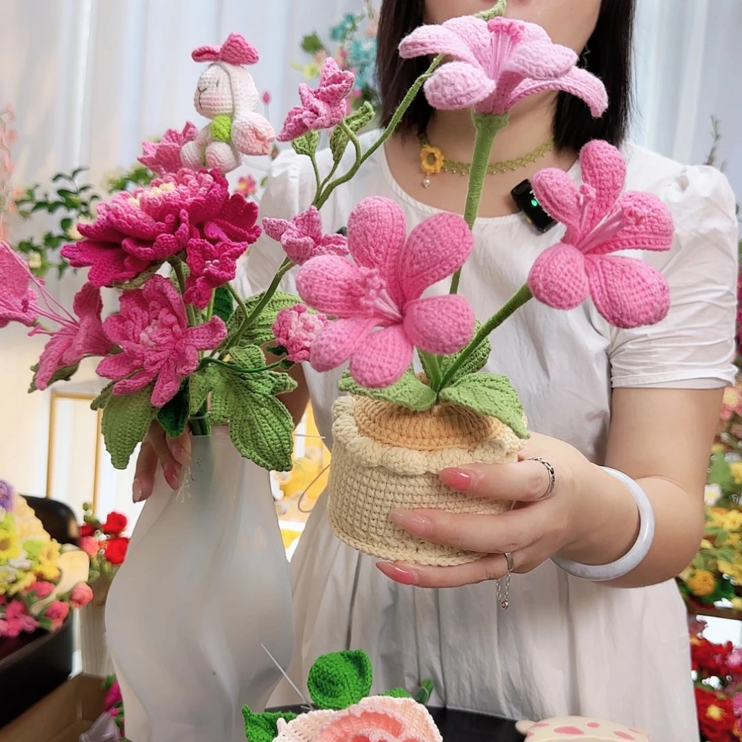 莱赛尔纤维棉手工钩织