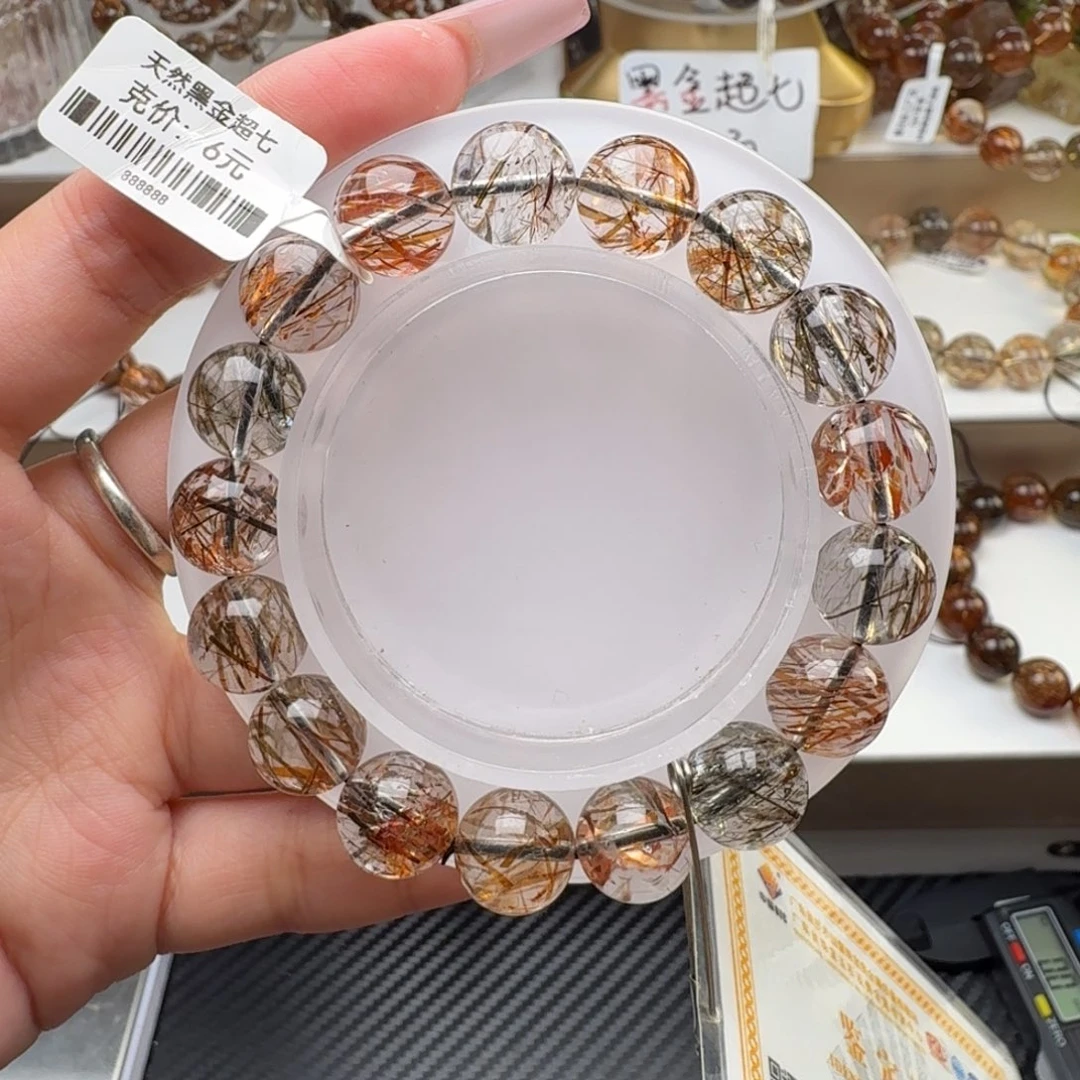 手链未镶嵌水晶黑金超七多样性发其一
