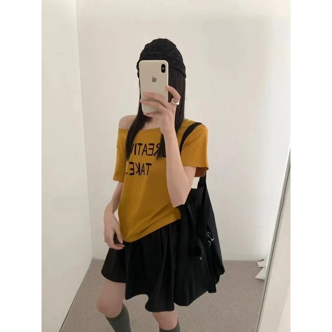 【下单+找到对应编号】新品百搭修身短款T
