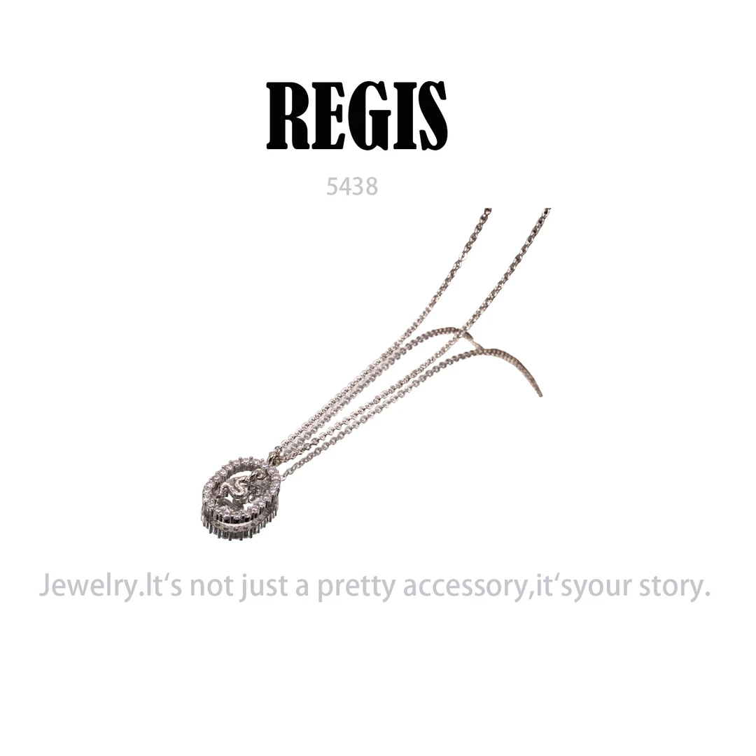 铜合金项链 时尚百搭轻奢设计师项链~5438