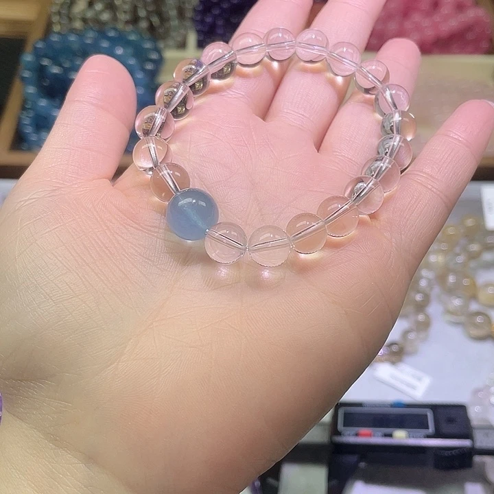水晶手链未镶嵌露丝同款白水晶