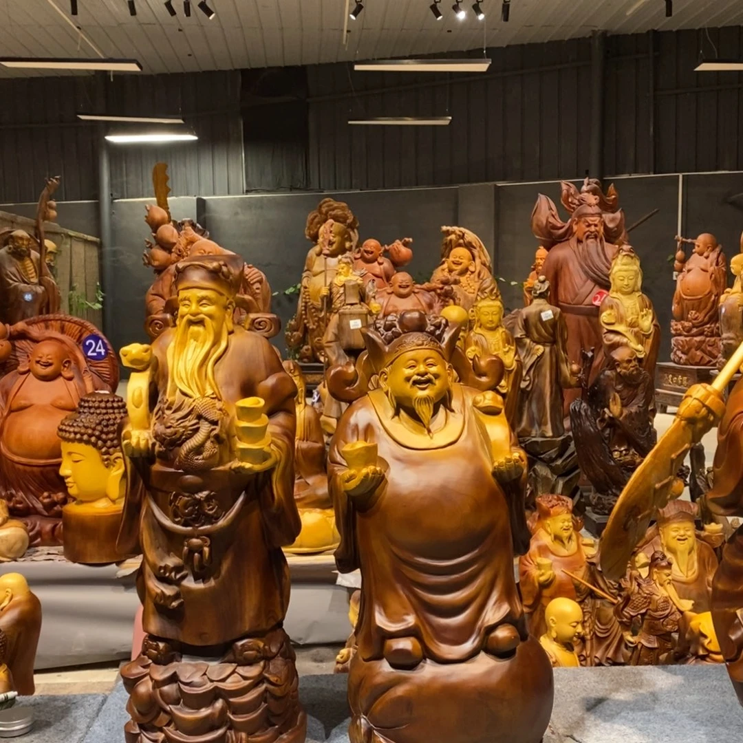 心***然香樟木香樟木财神