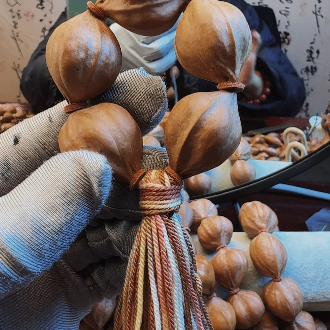 真***7手串橄榄核水晶核