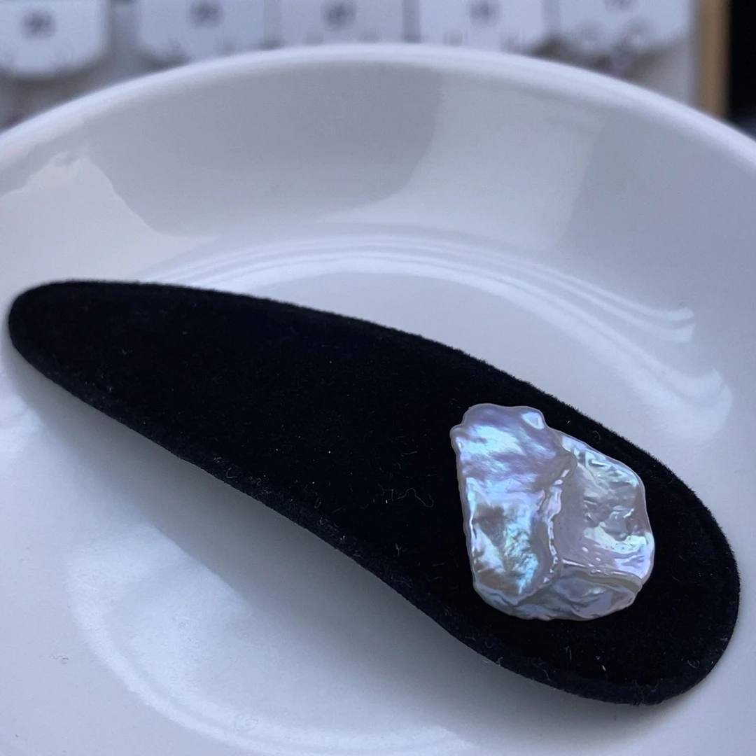 淡水珍珠发饰合金