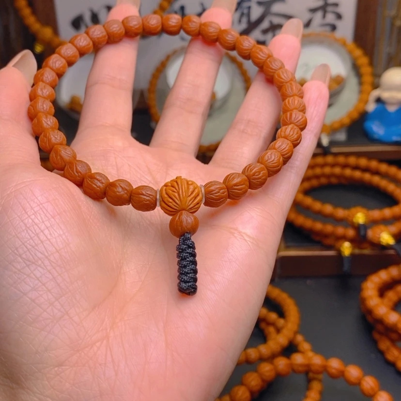 【闪购商品】手串桃核z*z龙文桃核