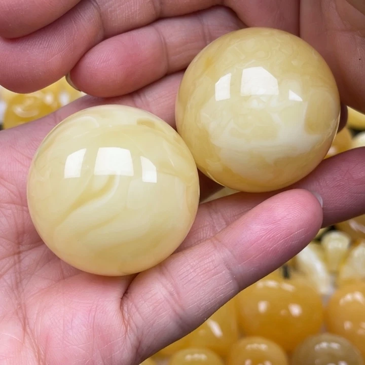 裸石蜜蜡未镶嵌蜜蜡38➕一对总重63.7