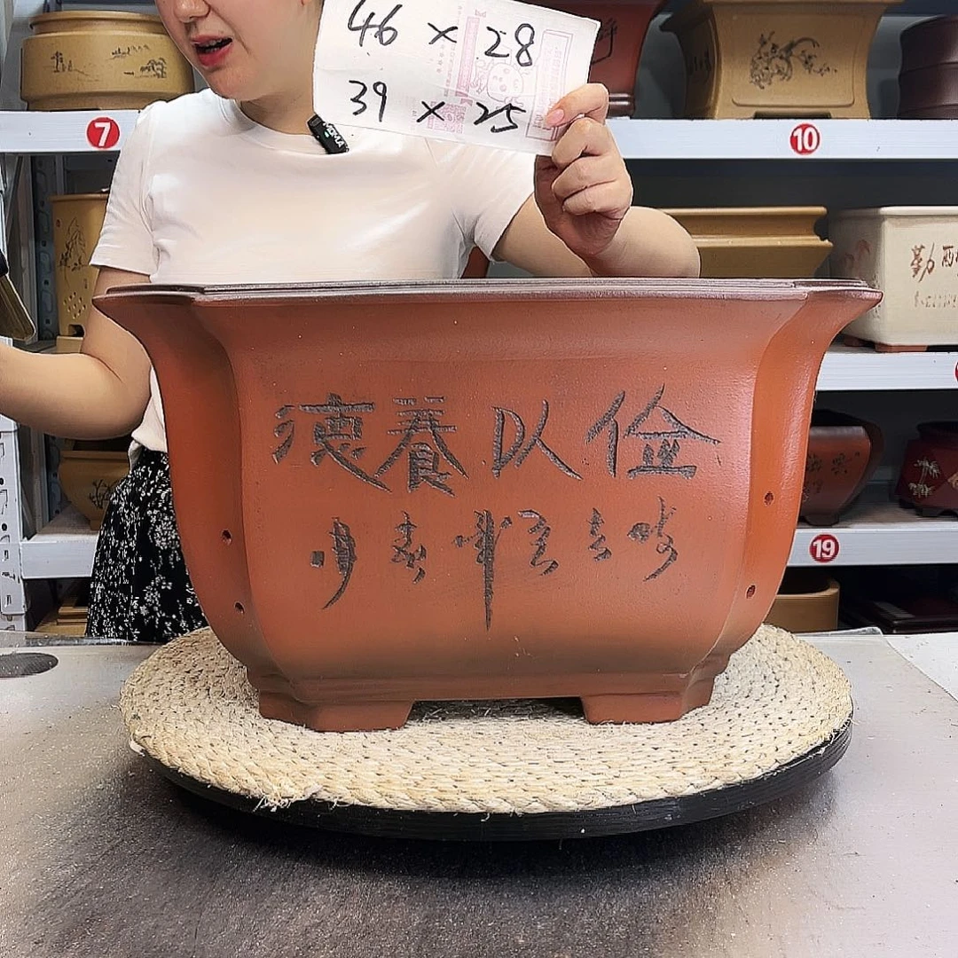 紫砂花盆紫砂花盆