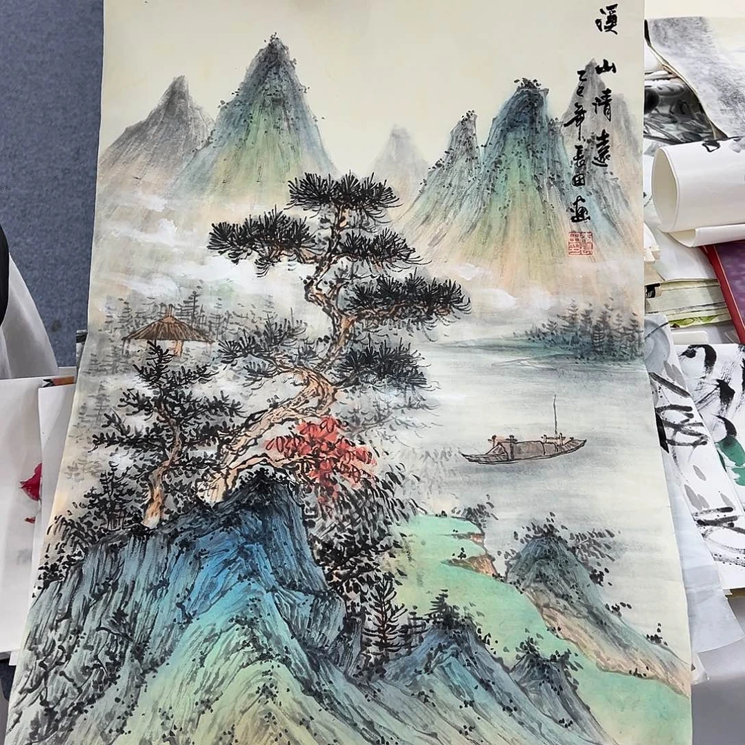 国画纯手绘作品欣赏