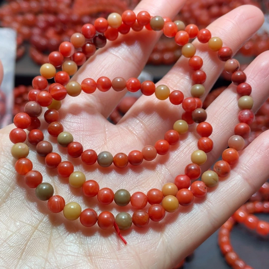 南红玛瑙手链未镶嵌君*儿