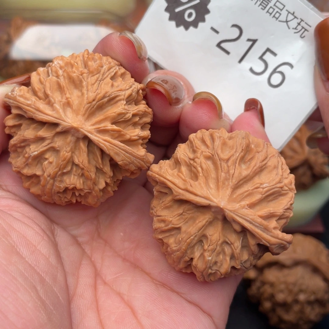 文玩核桃把件42头货苹果园