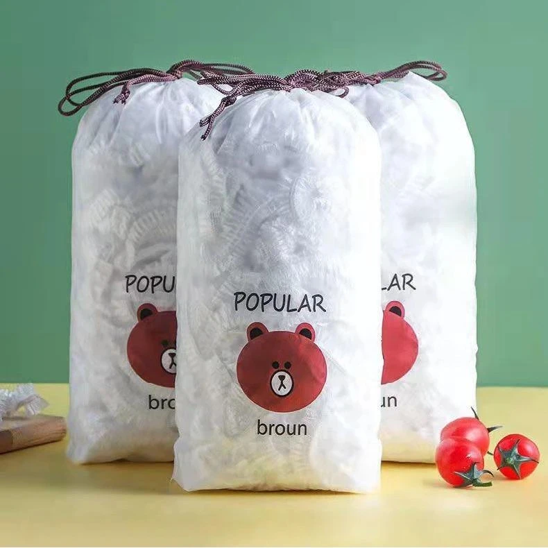 【福利】保鲜膜套小熊装一次性保鲜膜套保鲜袋家用保鲜膜套加厚防尘