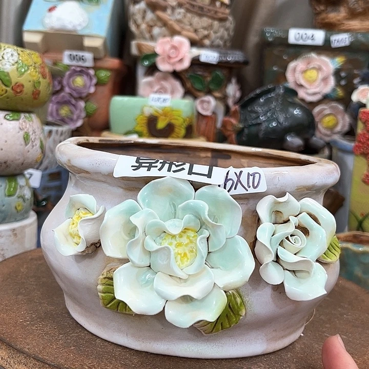 红陶粗陶多肉花盆