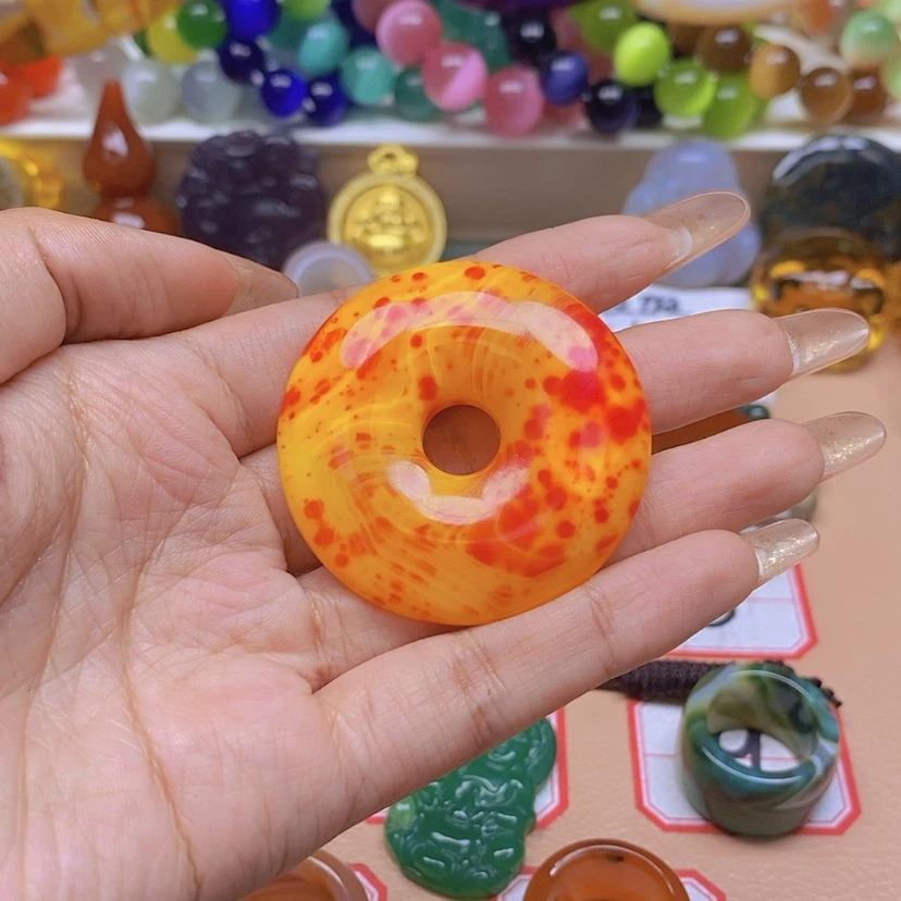 【闪购商品】玛瑙/玉髓颈饰未镶嵌苩****潶