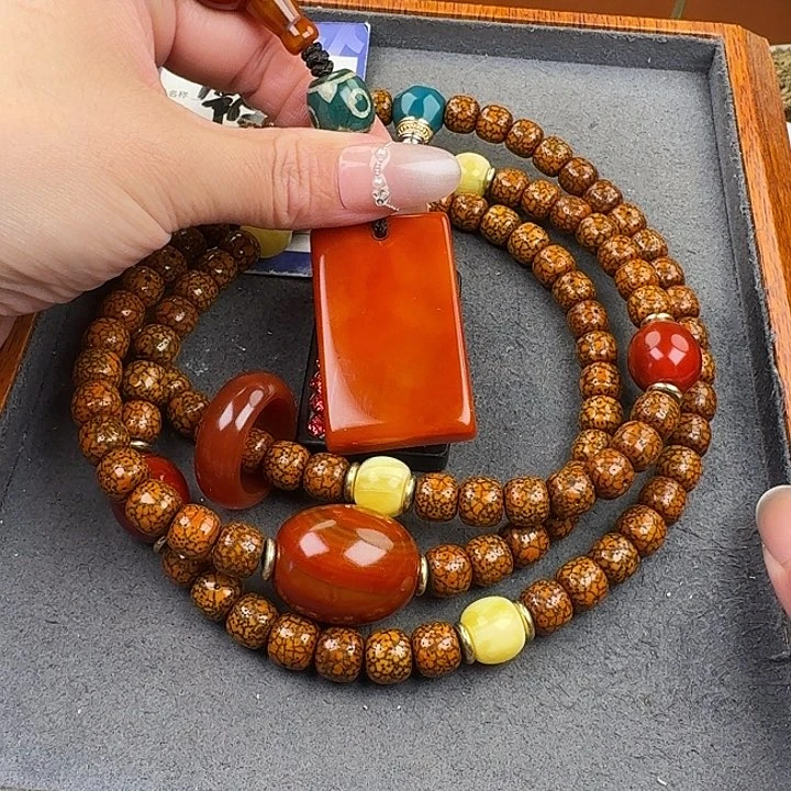 星月菩提吊坠瑾*脖挂