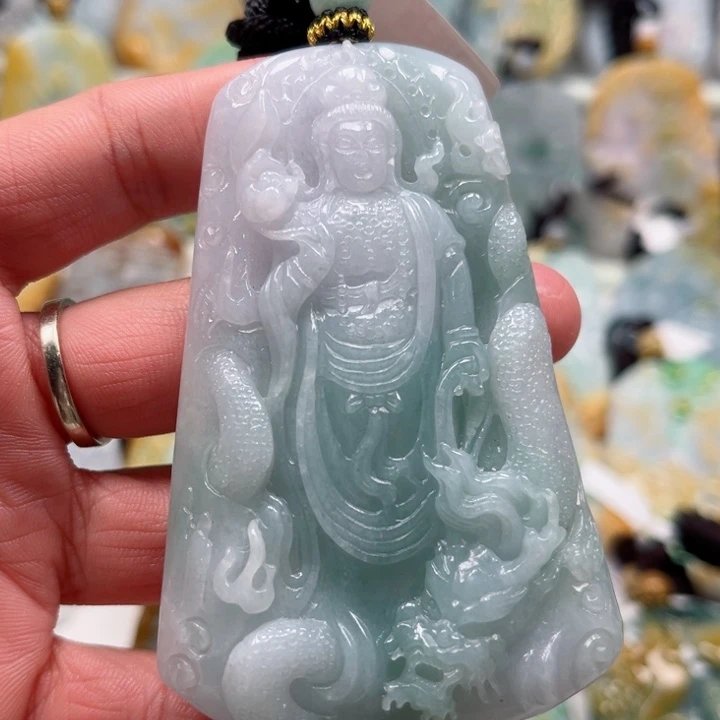 山***村翡翠未镶嵌吊坠(不含链)挂件