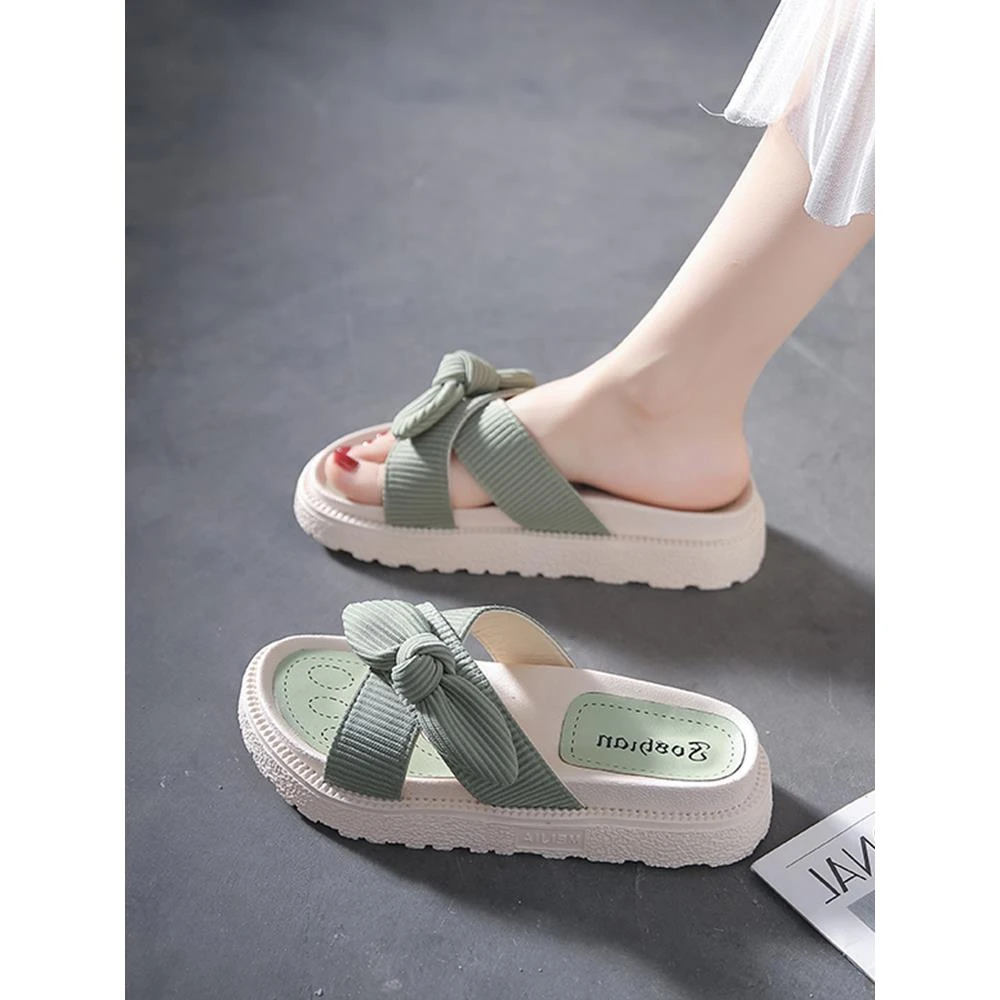 【香港轻奢Sakurano&樱央】厚底凉拖鞋女夏外穿2025年新款网红百