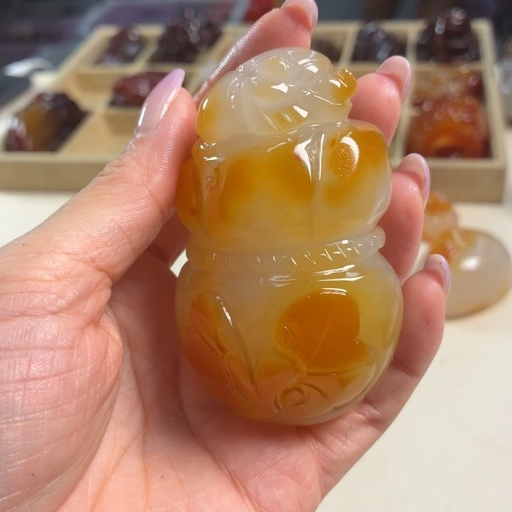 玛瑙/玉髓未镶嵌吊坠(不含链)