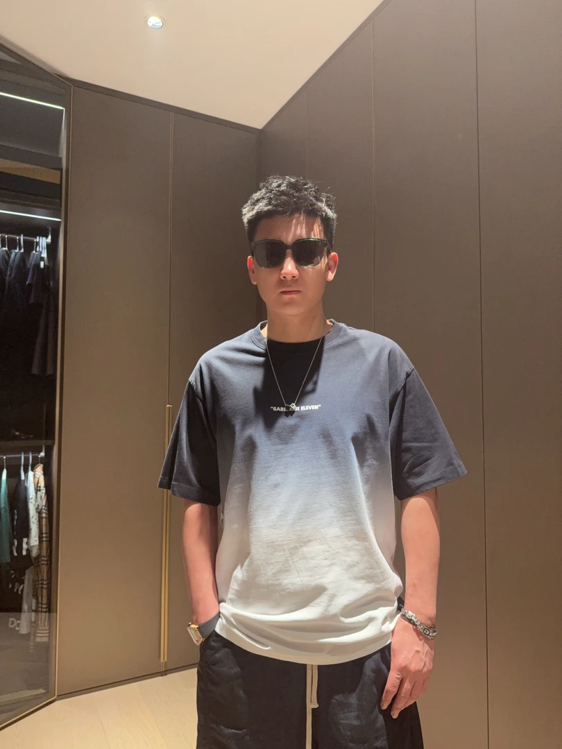 GFF新品短袖渐变潮流扎染日常休闲宽松