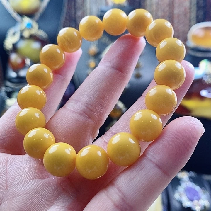 手链琥珀未镶嵌手串